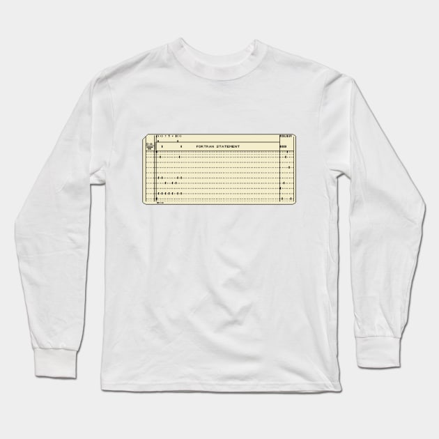 Pixel Punch Card Long Sleeve T-Shirt by Vampireslug